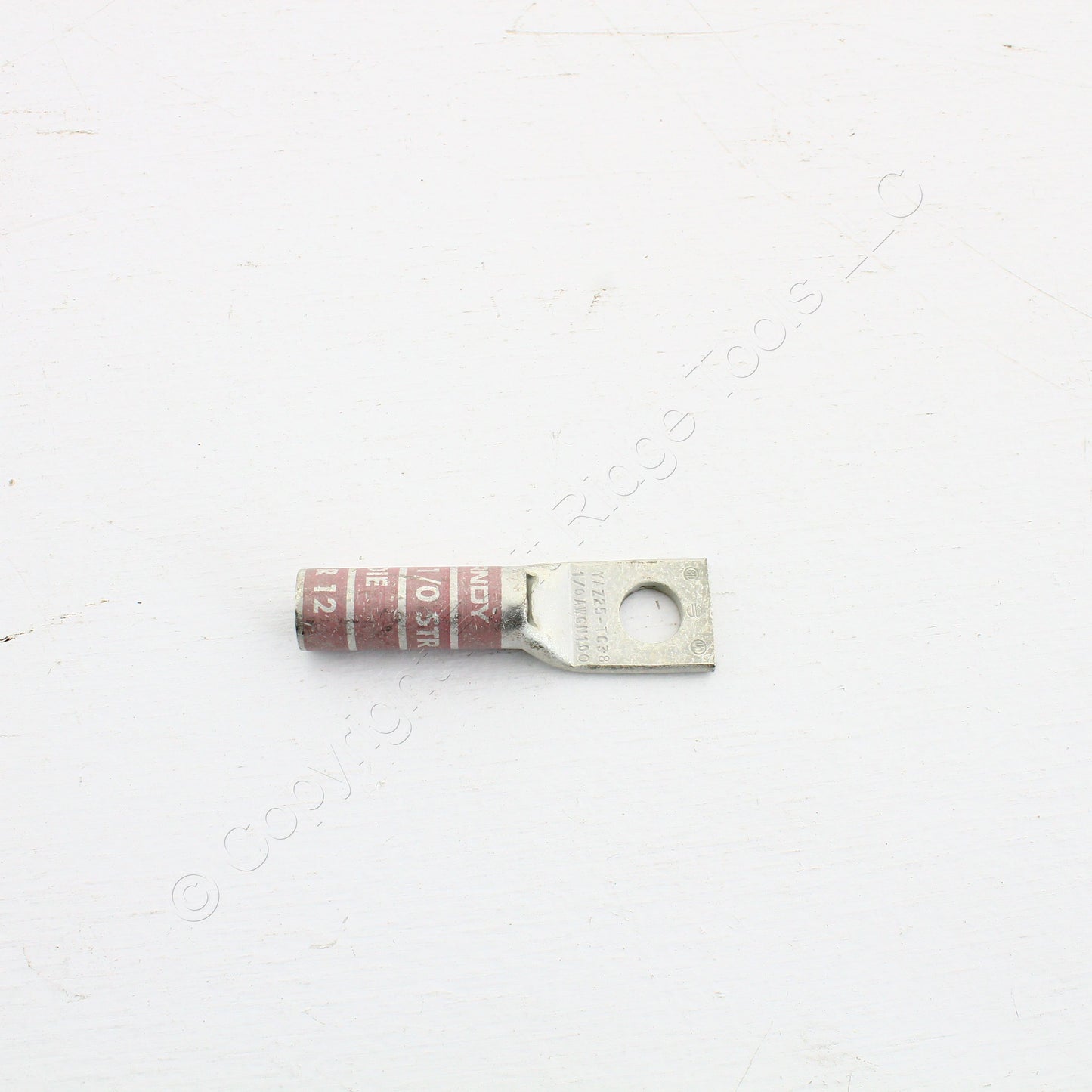 10 Hubbell Bonding Grounding Compression Lugs 1/0 AWG 3/8"Hole Pink #12 HGBL10SA