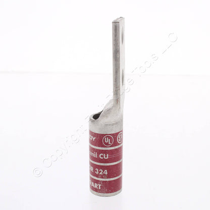 Hubbell Bonding Grounding Compression Lug 350MCM 3/8" Holes Red #18 HGBL350DB