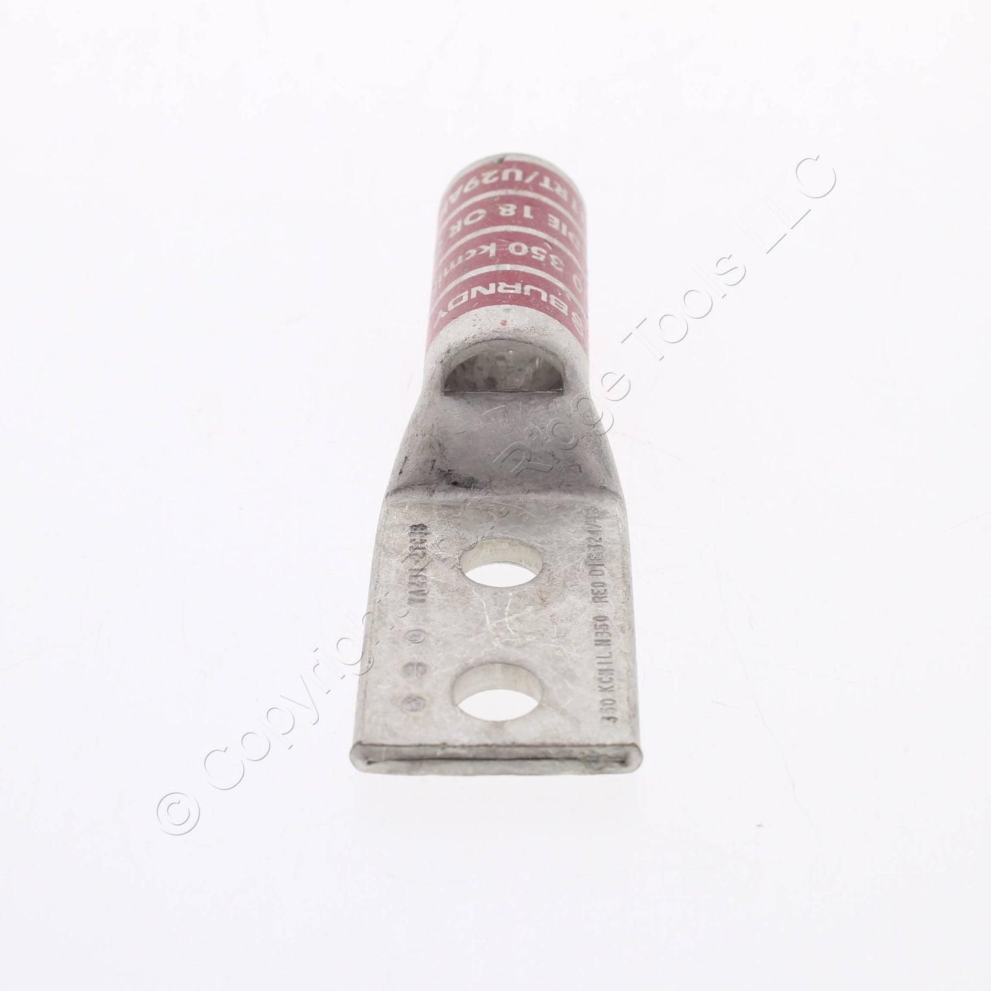 Hubbell Bonding Grounding Compression Lug 350MCM 3/8" Holes Red #18 HGBL350DB