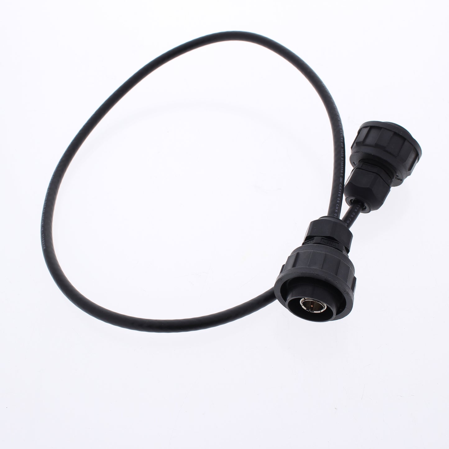 Hubbell Hi-Impact Coaxial Patch Cord RG59 F-Connector 2 Ft Network Cable HIF02EE