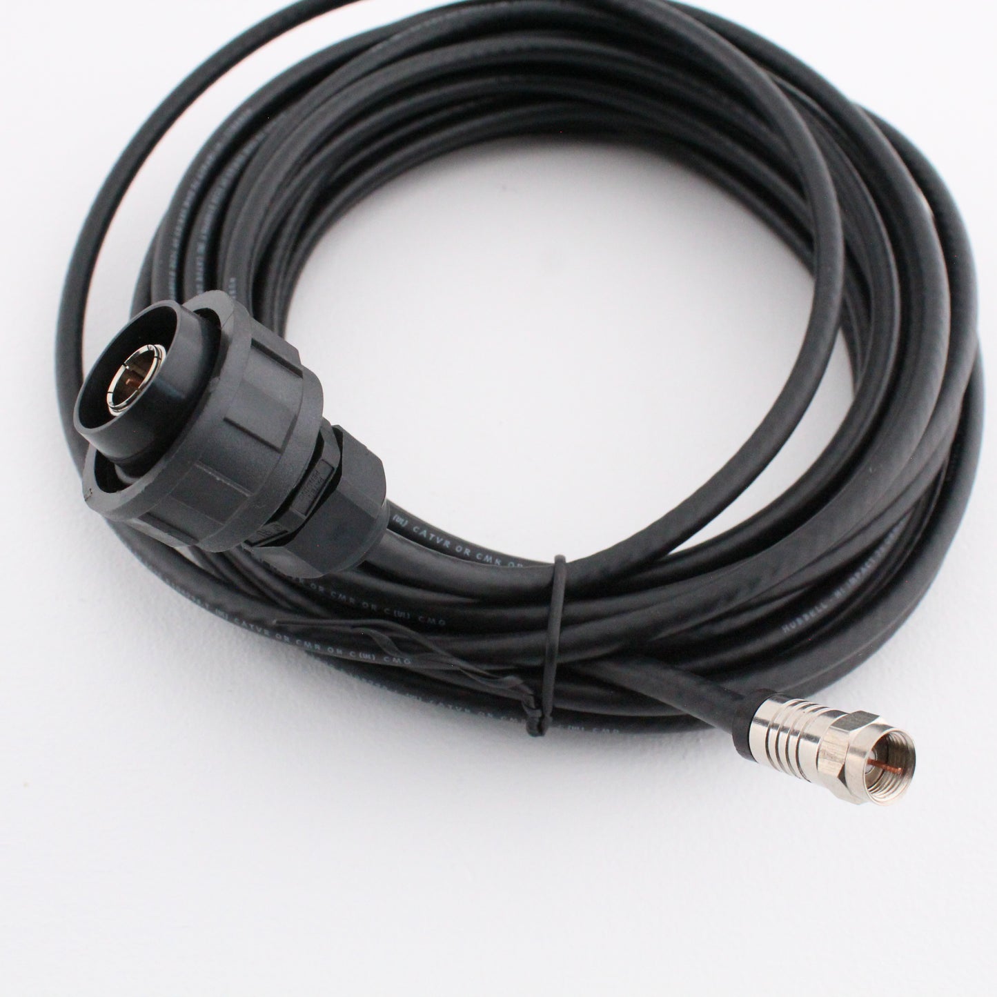 Hubbell Hi-Impact Coaxial Patch Cord RG59 F-Connector 30 Ft Network Cable