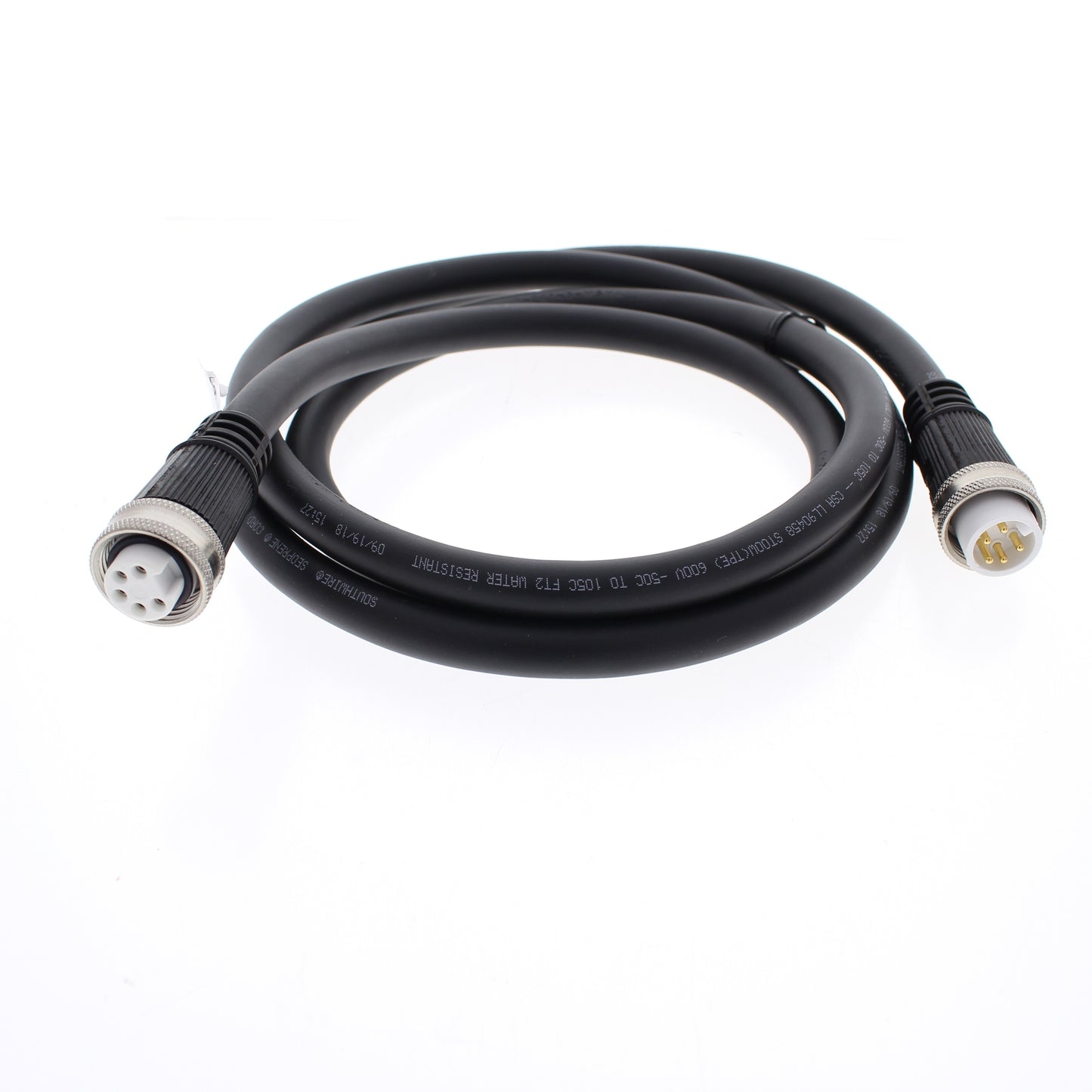 Hubbell 6ft Mini-Quick Male/Female 16/5 SEOOW Cable Assembly HJMS05106