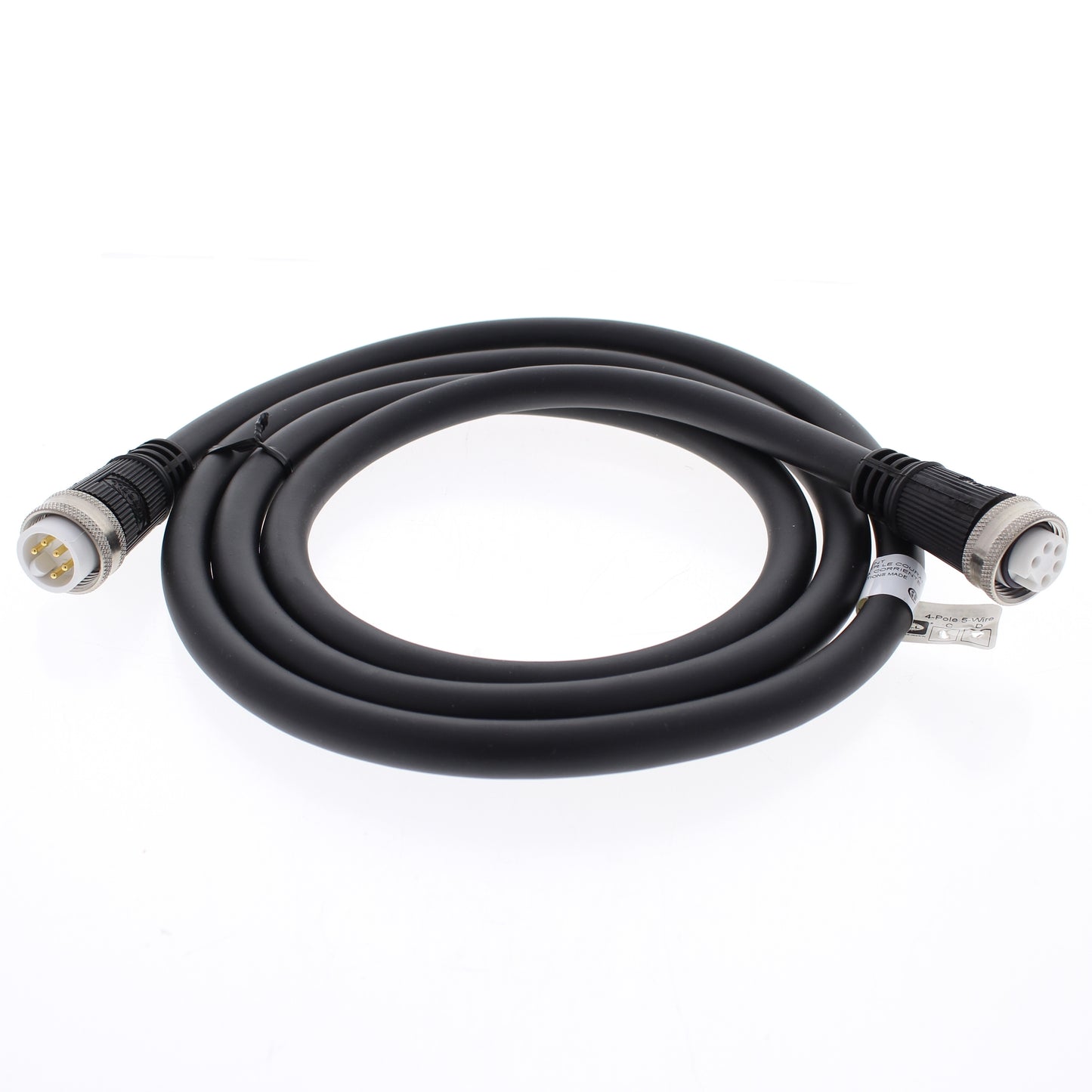 Hubbell 6ft Mini-Quick Male/Female 16/5 SEOOW Cable Assembly HJMS05106