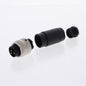 Hubbell Mini-Quick Disconnect Plug 3-Pole Field Attachable .39-.47" HPM03F13