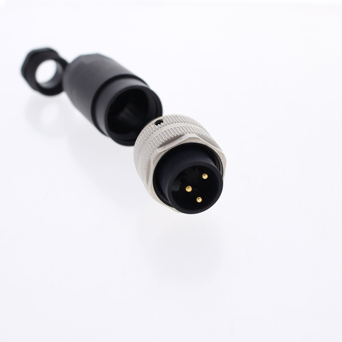 Hubbell Mini-Quick Disconnect Plug 3-Pole Field Attachable .39-.47" HPM03F13