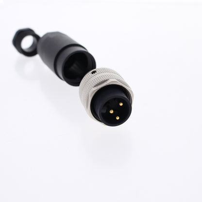 Hubbell Mini-Quick Disconnect Plug 3-Pole Field Attachable .39-.47" HPM03F13