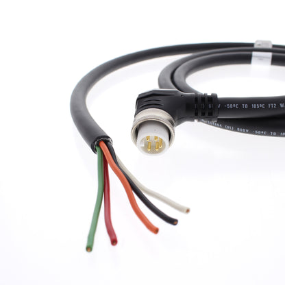 5 Hubbell 6' MiniQuick Connect Cord Pigtail Cable Rt Angle Plug 16/5 HPMA05106