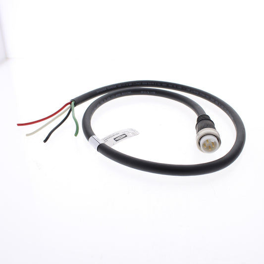 Hubbell 3ft Mini-Quick Connect Cord Pigtail Cable Male Plug 16/4 HPMS04103