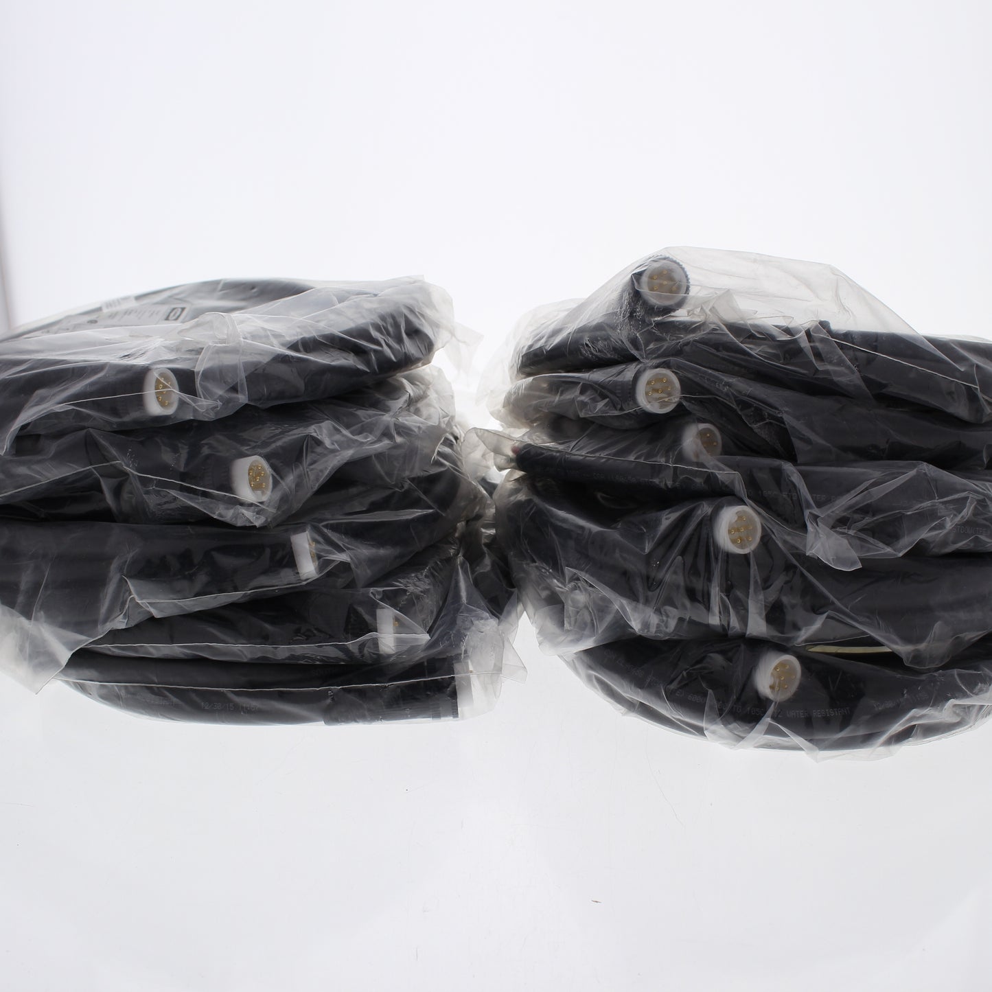 10 Hubbell 12ft Mini-Quick Connect Cords Pigtail Cable Male Plug 16/6 HPNS06112