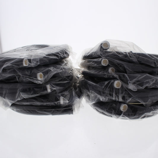 10 Hubbell 12ft Mini-Quick Connect Cords Pigtail Cable Male Plug 16/6 HPNS06112
