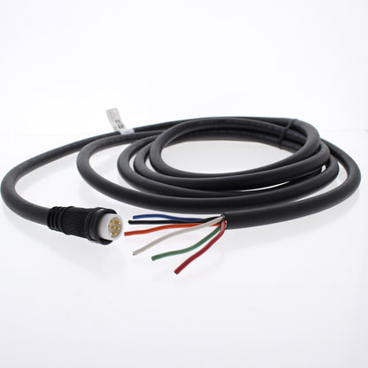 Hubbell 12ft Mini-Quick Connect Cord Pigtail Cable Male Plug 16/6 HPNS06112