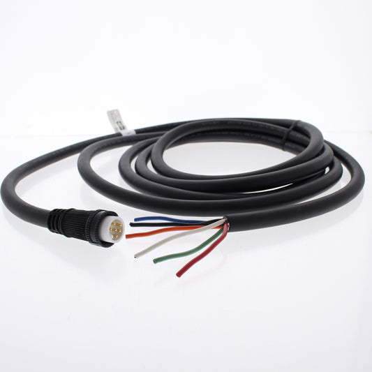 Hubbell 12ft Mini-Quick Connect Cord Pigtail Cable Male Plug 16/6 HPNS06112