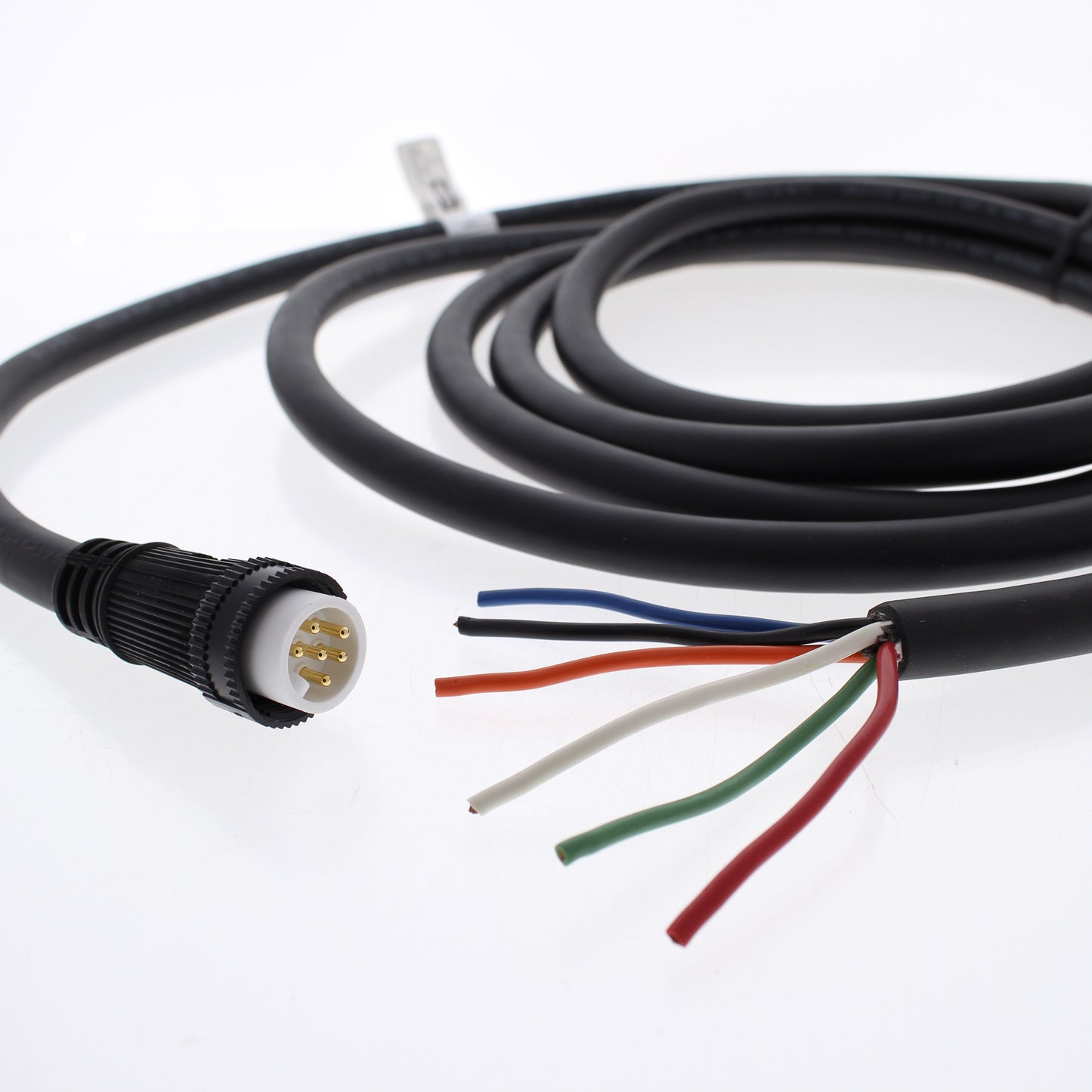 Hubbell 12ft Mini-Quick Connect Cord Pigtail Cable Male Plug 16/6 HPNS06112