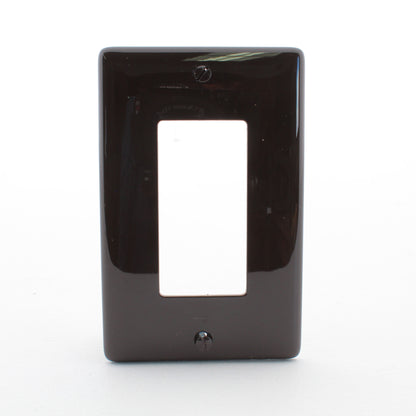 Hubbell HPS2347 Brown 1-Gang Decorator GFCI GFI Oversized Nylon Wallplate Cover