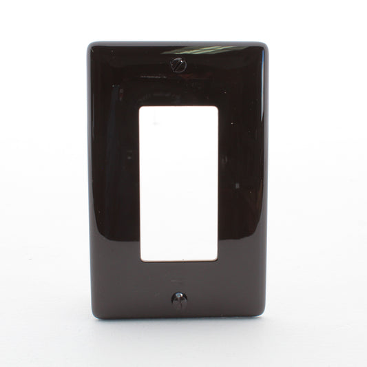 Hubbell HPS2347 Brown 1-Gang Decorator GFCI GFI Oversized Nylon Wallplate Cover