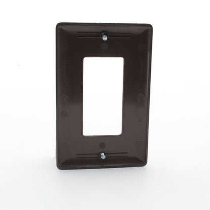Hubbell HPS2347 Brown 1-Gang Decorator GFCI GFI Oversized Nylon Wallplate Cover