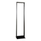 Hubbell Server Equipment Relay Rack Black Aluminum 96"x23" 51RU HPW96RR23