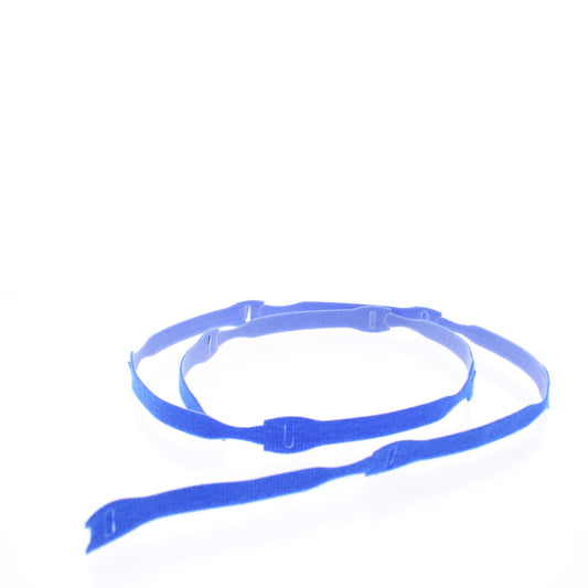 120 Hubbell Blue Hook & Loop One-Wrap Cable Ties 5" Cable Management HPWCVFBL5