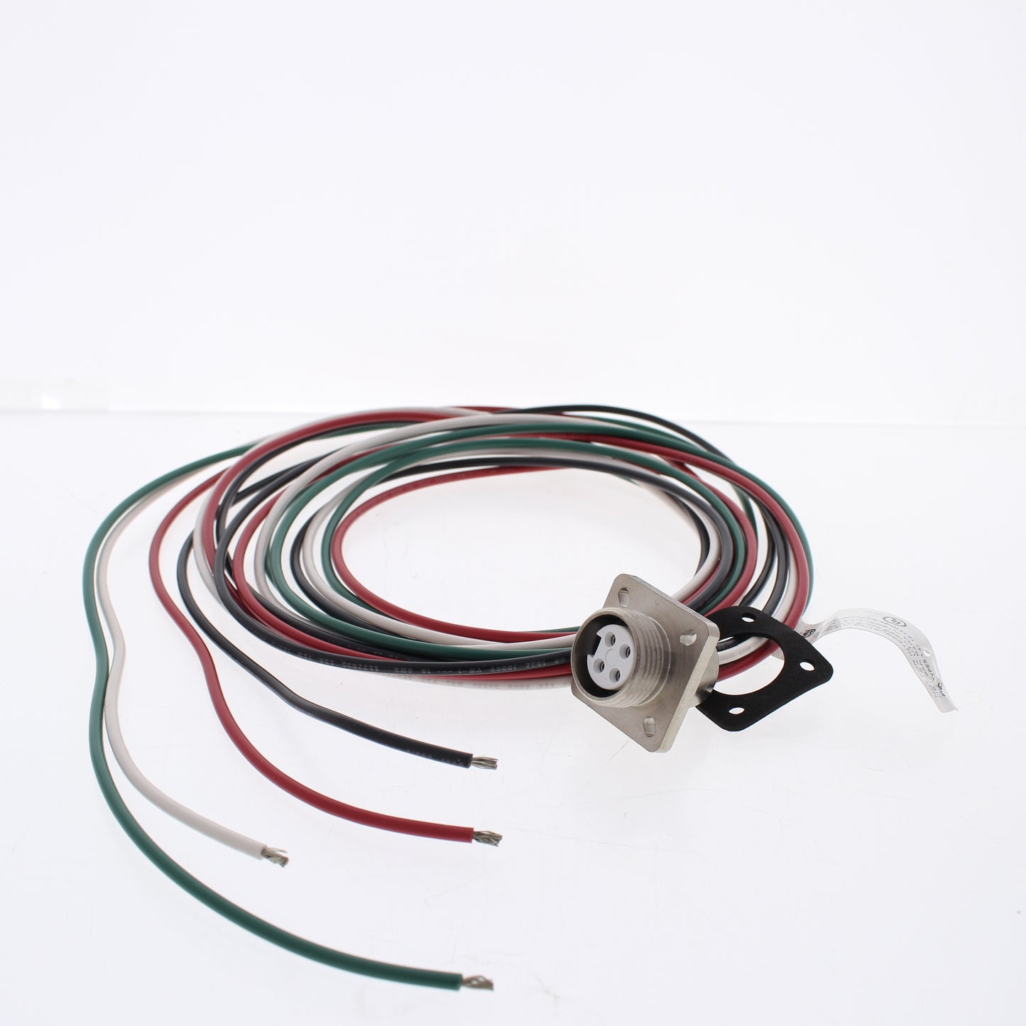 Hubbell Mini-Quick Flanged Female Receptacle 3P4W Quick-Connect 16AWG HRMF04506