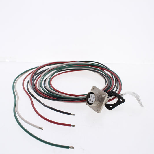 Hubbell Mini-Quick Flanged Female Receptacle 3P4W Quick-Connect 16AWG HRMF04506