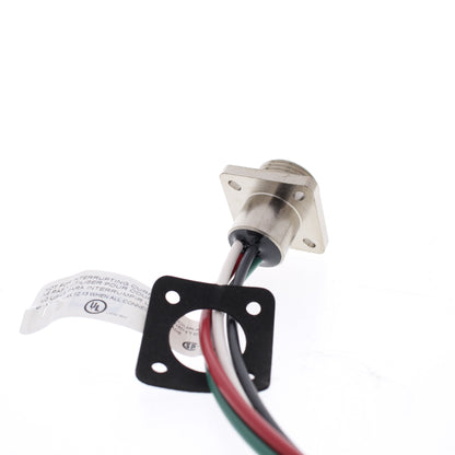 Hubbell Mini-Quick Flanged Female Receptacle 3P4W Quick-Connect 16AWG HRMF04506