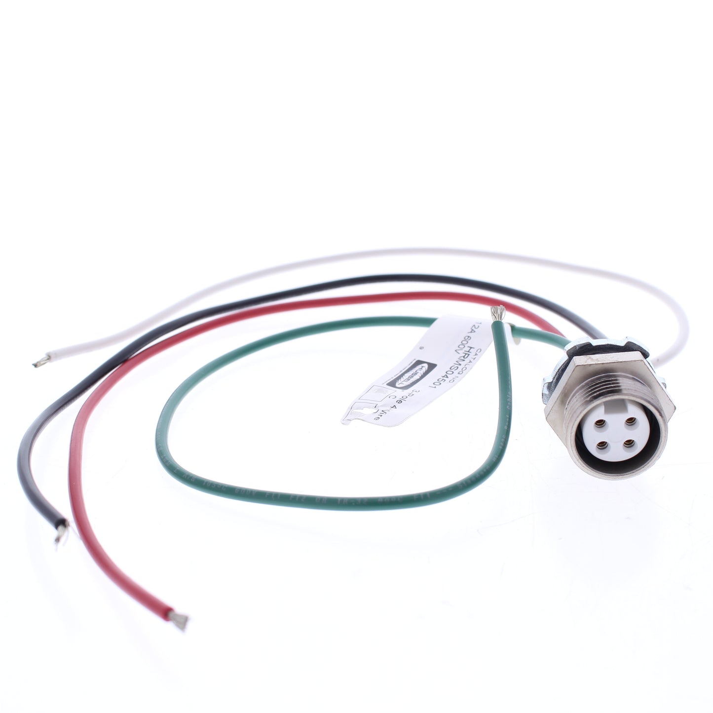 5 Hubbell MiniQuick Female Receptacle 3P4W Straight 16/4 Quickconnect HRMS04501