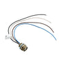 Hubbell MiniQuick Female Receptacle 3P4W Straight Quickconnect 18AWG HRMS04601