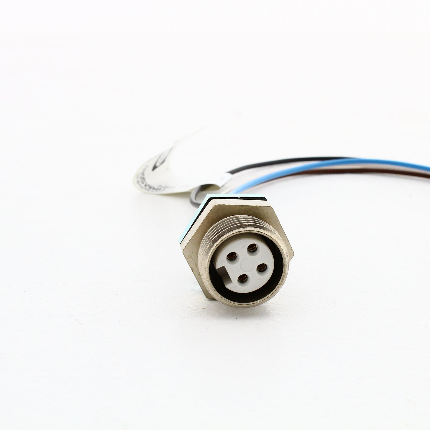 Hubbell MiniQuick Female Receptacle 3P4W Straight Quickconnect 18AWG HRMS04601