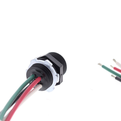 Hubbell MiniQuick Female Receptacle 3P4W Straight Quickconnect 16AWG HRNS04501