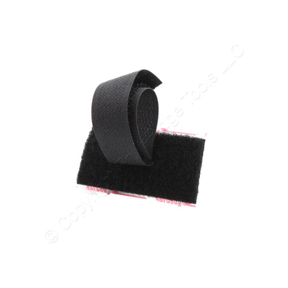 25PK Hubbell Cable Management Straps Cord Tie Wrap w/ Pad Hook & Loop HVPL