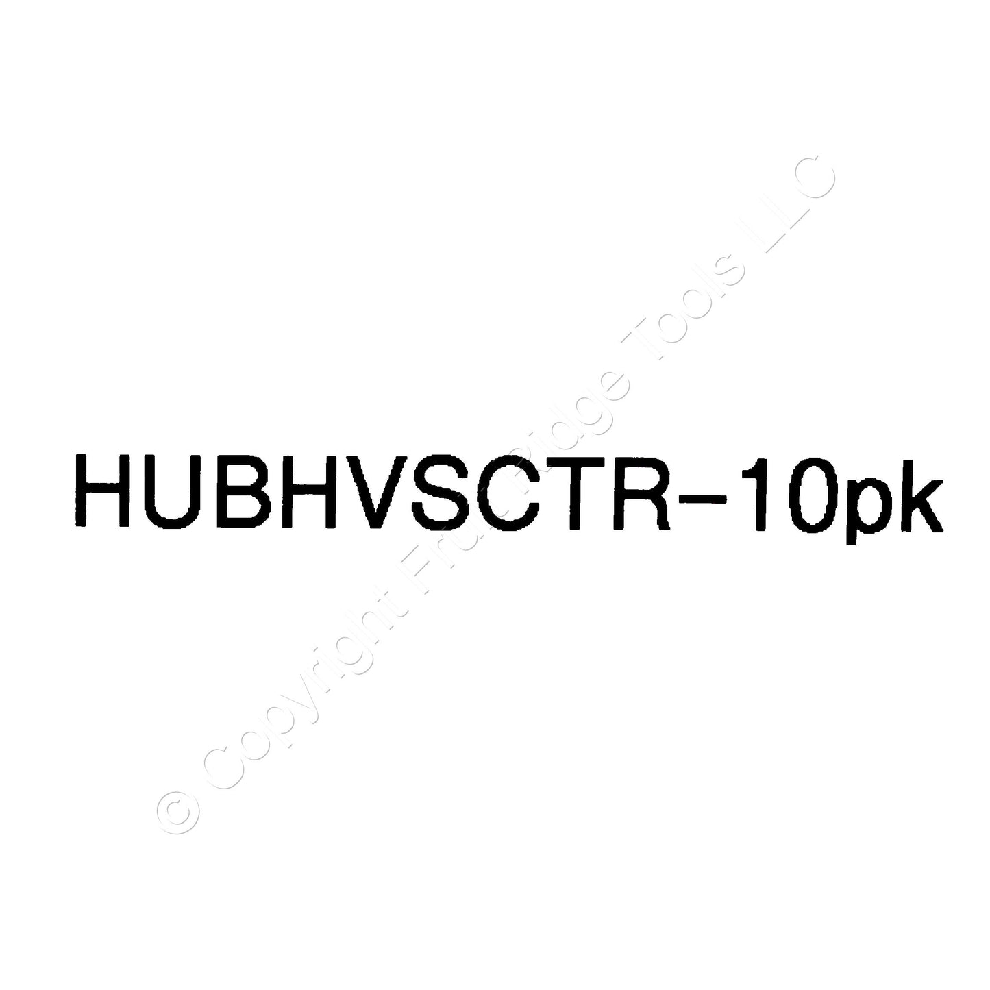 10PK Hubbell HVSCTR 8" Saddle Cable Ties Cord Management 12-24 Thread HVSCTR