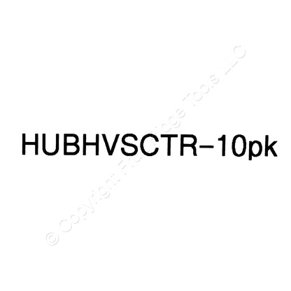 10PK Hubbell HVSCTR 8" Saddle Cable Ties Cord Management 12-24 Thread HVSCTR