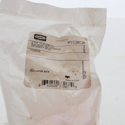 Hubbell Direct Burial Grounding Bonding Compression C-Tap 4/0-2/0 D3 HYC28C26