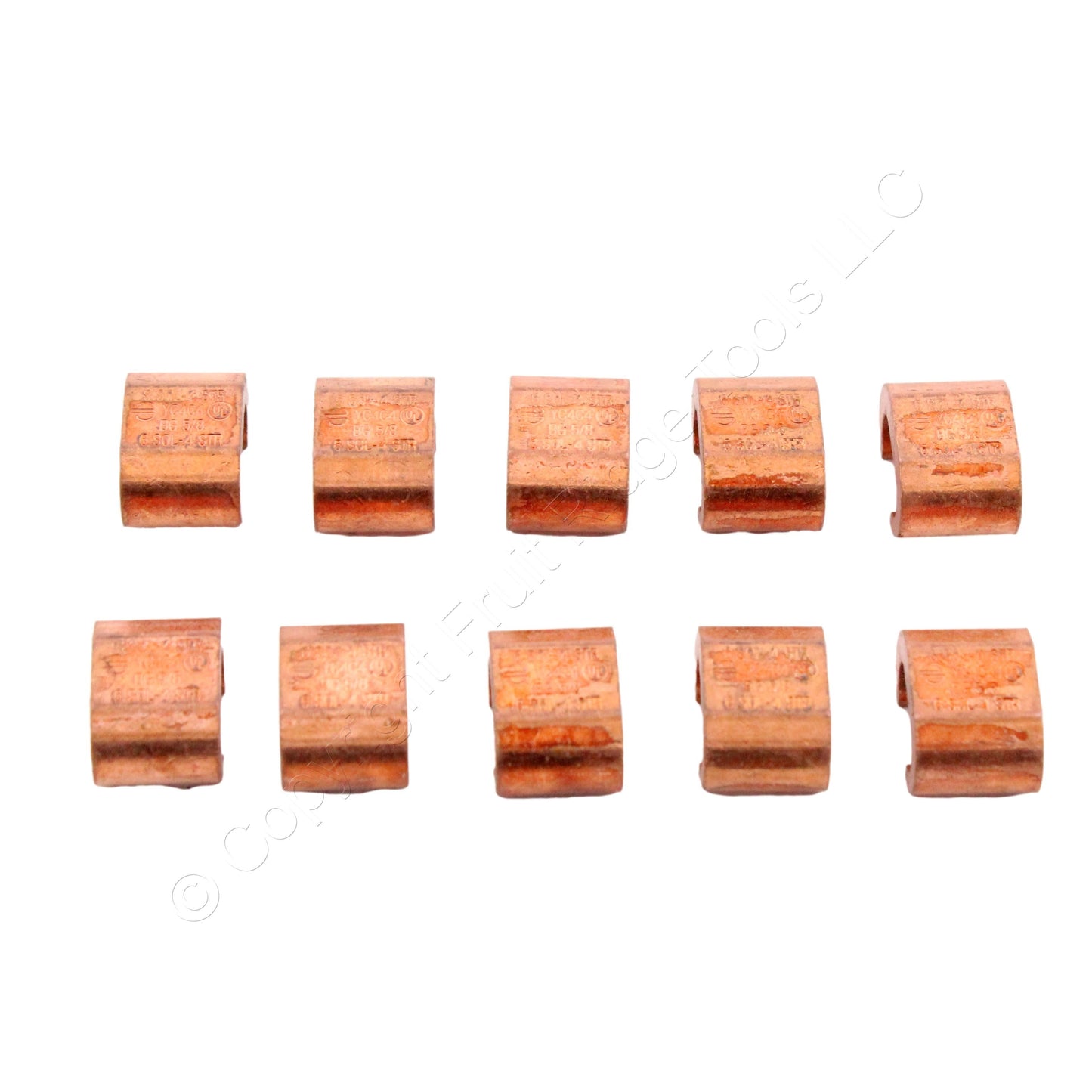 10 Hubbell Direct Burial Grounding Bonding Compression Taps 4-4 4-6 BG HYC4C4