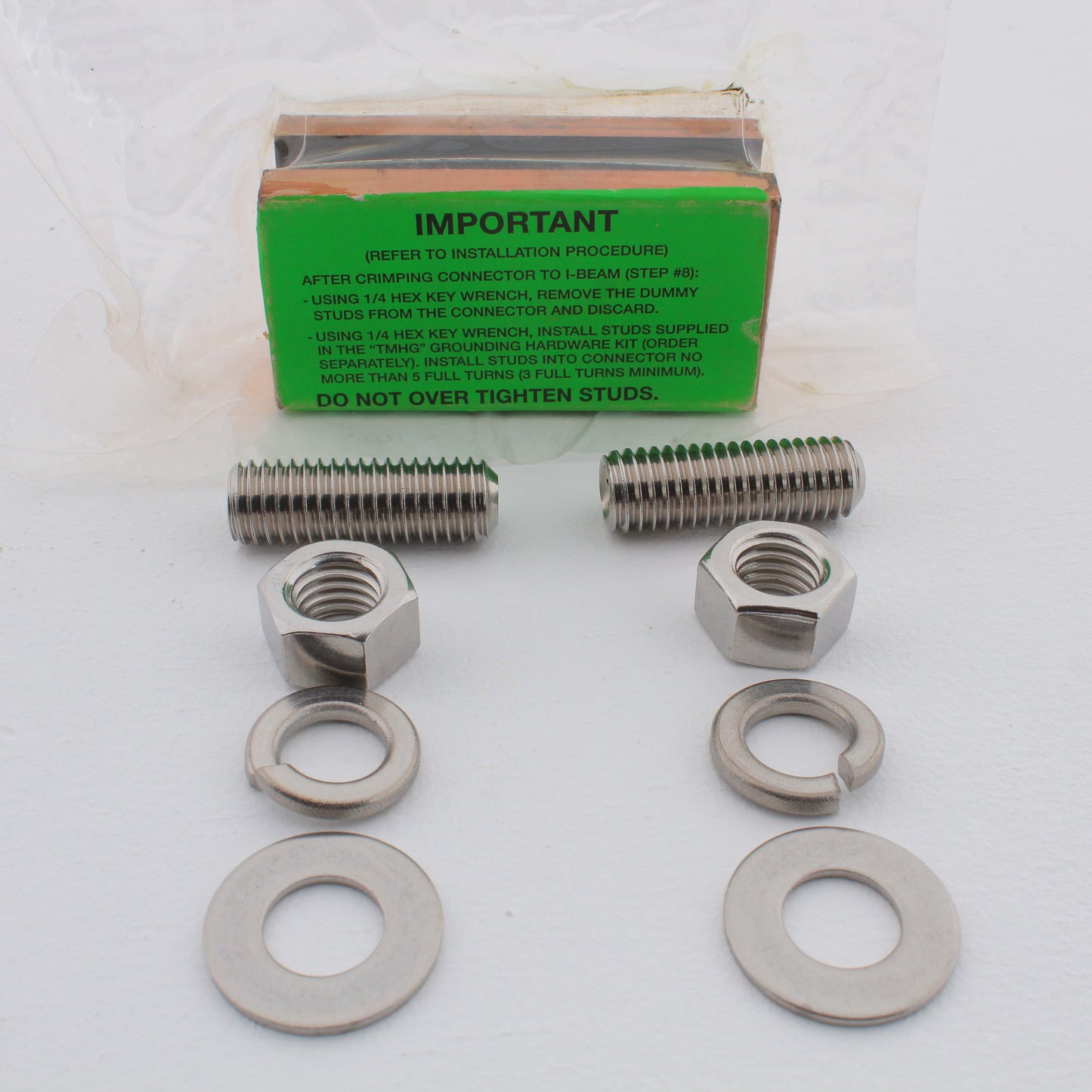 Hubbell Wide Flange I-Beam Grounding Bonding Tap .4-.462" Die HU1105 HYGIBW462