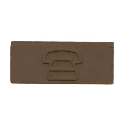 100PK Hubbell Brown Telephone ICON for NetSelect Communication Jacks IBN100T