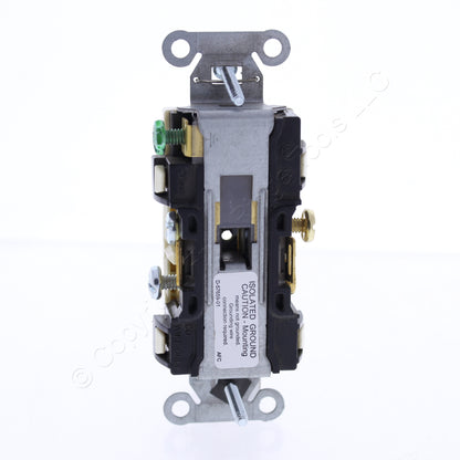 10PK Hubbell Almond Isolated Ground Commercial Receptacle Outlet 20A IG20CRAL