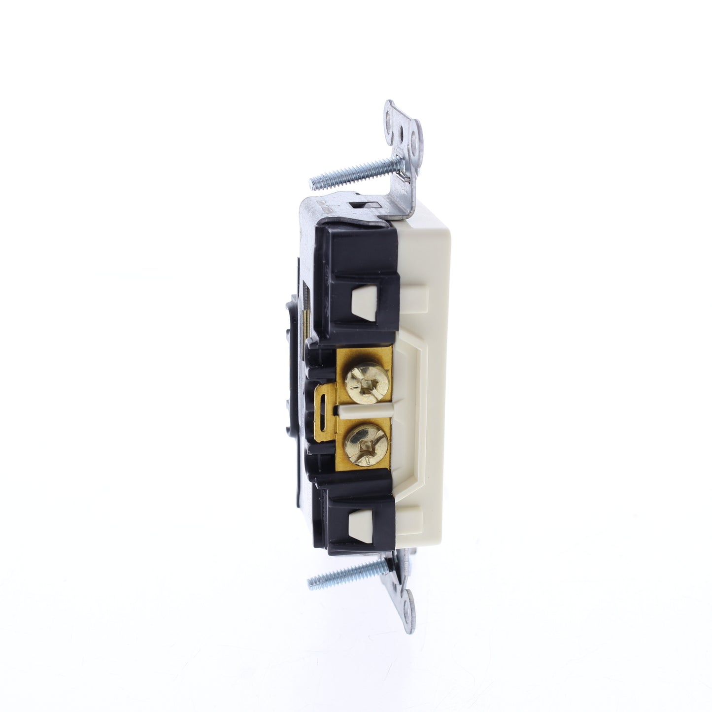 Hubbell Almond Isolated Ground Commercial Decorator Receptacle 20A BULK IG20DRAL