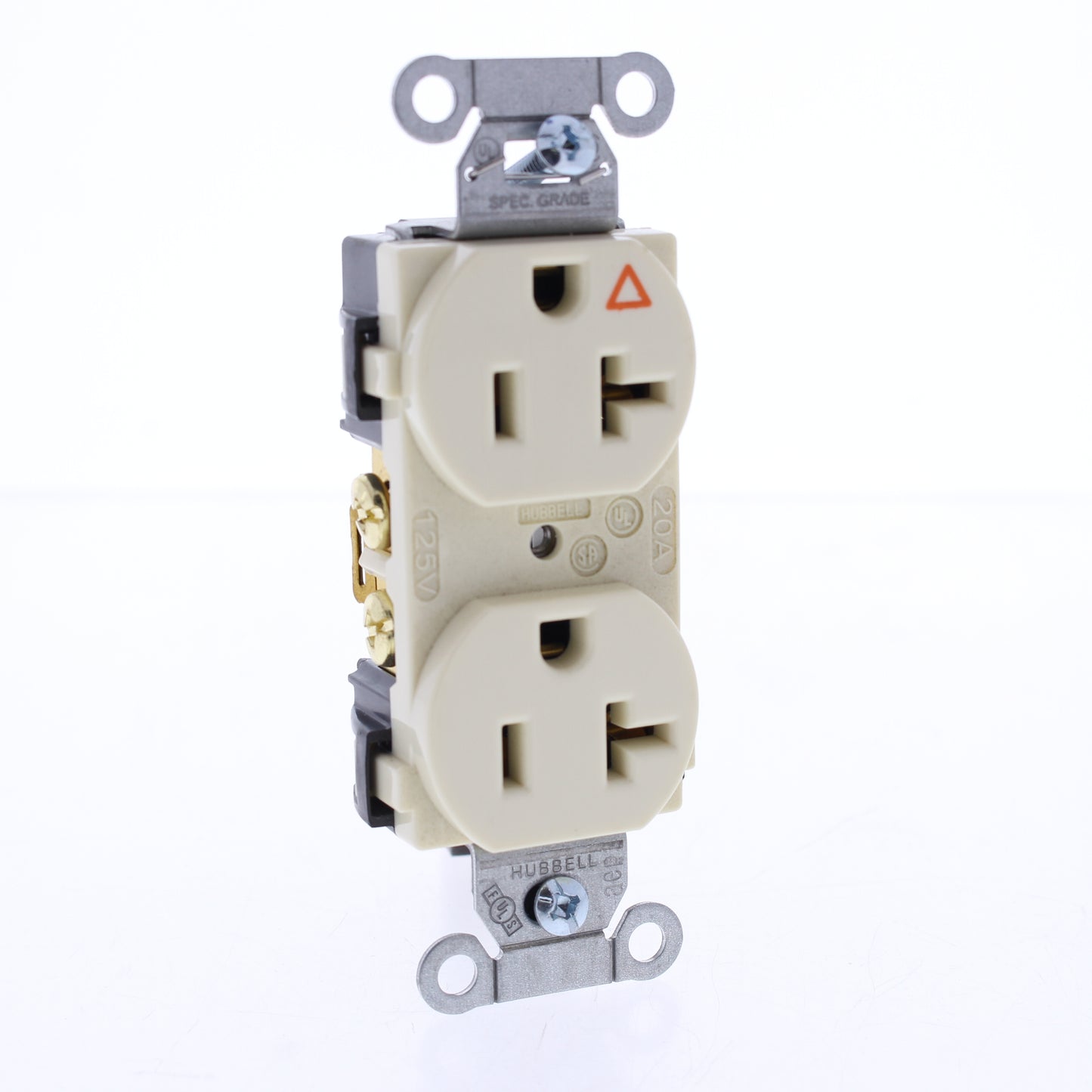 Hubbell IG5352AL Almond 20A Isolated Ground Receptacle Outlets Spec Grade 10pcs
