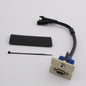 Hubbell IM153815EI Ivory I-Station Plug N' Play 3.5mm Stereo Jack VGA Adapter