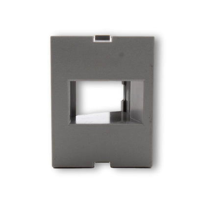 Hubbell IM1IA15GY Gray 1.5 Unit 1-Port iStation Module Recessed Keystone Plate