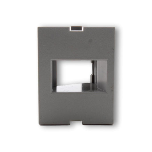 Hubbell IM1IA15GY Gray 1.5 Unit 1-Port iStation Module Recessed Keystone Plate