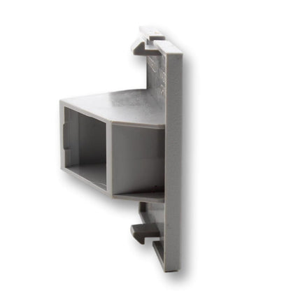Hubbell IM1IA15GY Gray 1.5 Unit 1-Port iStation Module Recessed Keystone Plate