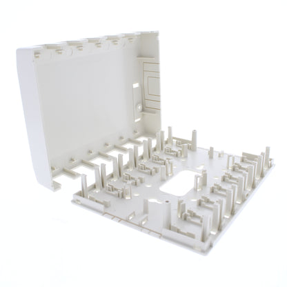 Hubbell ISB12OW Office White 12-Port Keystone Housings Surface Mount Box 10pcs