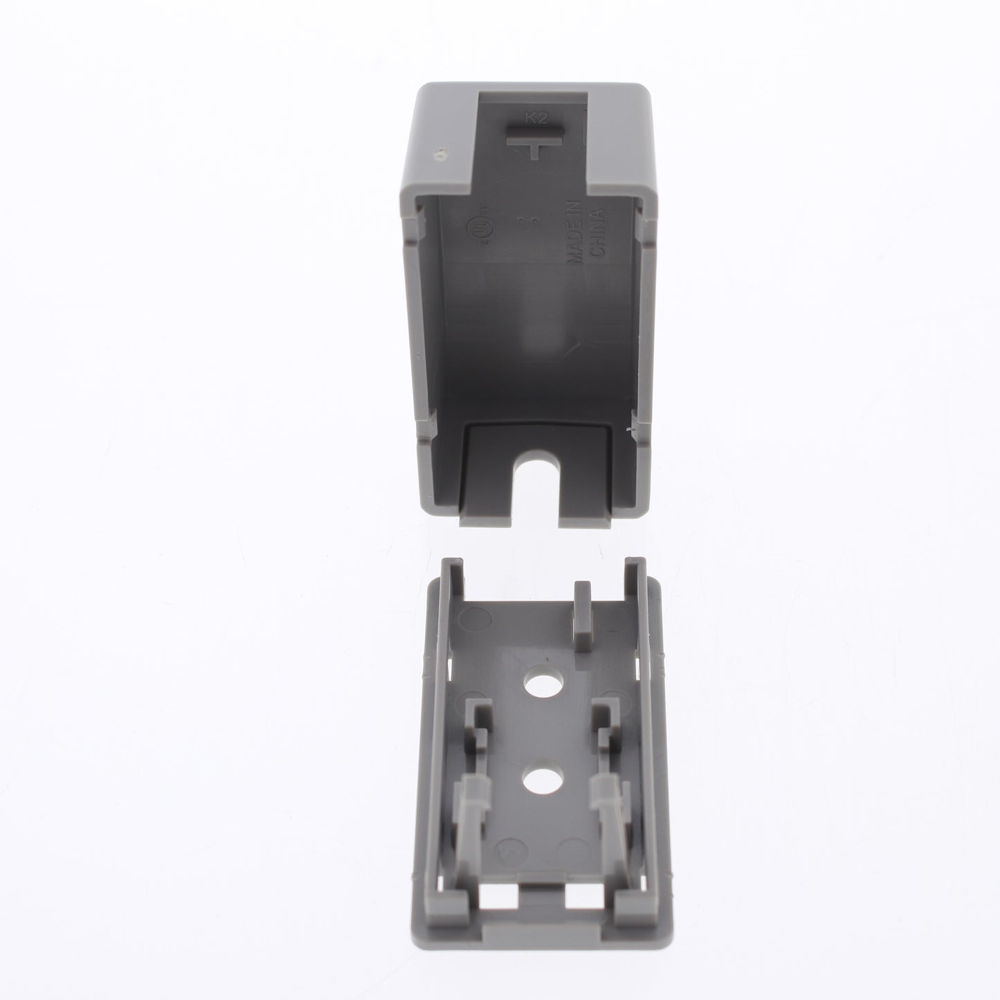 Hubbell Gray 1-Port Data Voice Keystone Housing Surface Mount Box ISB1GY