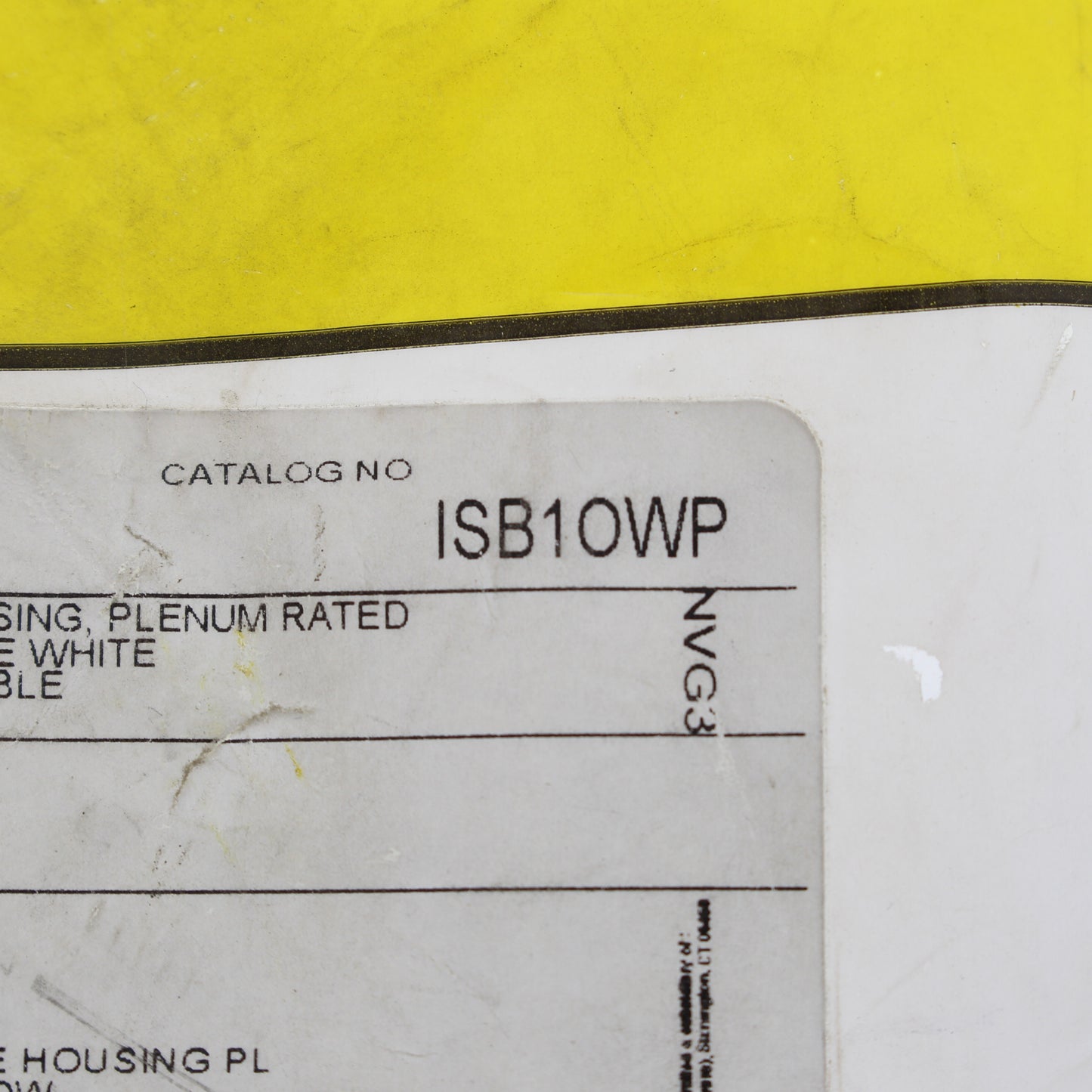 Hubbell Office White 1-Port Data Keystone Housing Surface Mount Box ISB1OWP