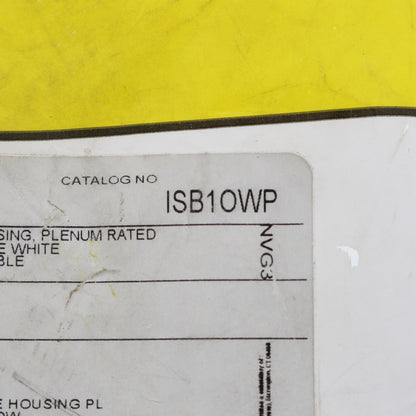 Hubbell Office White 1-Port Data Keystone Housing Surface Mount Box ISB1OWP