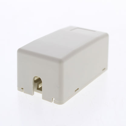 Hubbell Office White 1-Port Data Keystone Housing Surface Mount Box ISB1OWP