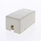 Hubbell Office White 1-Port Data Keystone Housing Surface Mount Box ISB1OWP