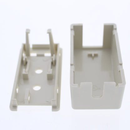 Hubbell Office White 1-Port Data Keystone Housing Surface Mount Box ISB1OWP